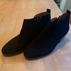 J. Crew suede ankle booties size 7.5.